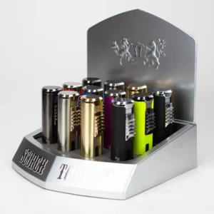 Jumbo 3 Torch Auto-open-cigar Punch 3.5" Two-tone Asst Color