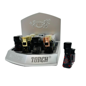 3 Torch 3" Mixed Colors & Clear Design
