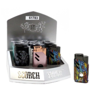 4Torch Auto-open Asst Acrylic Design & Colors Easy Dial 3.25"