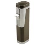 3 Torch w/Cigar Punch See-thru Butane 3.6"