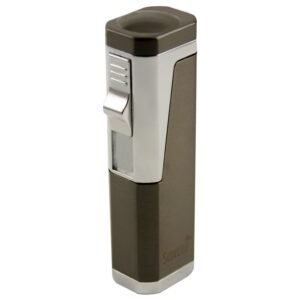 3 Torch w/Cigar Punch See-thru Butane 3.6"