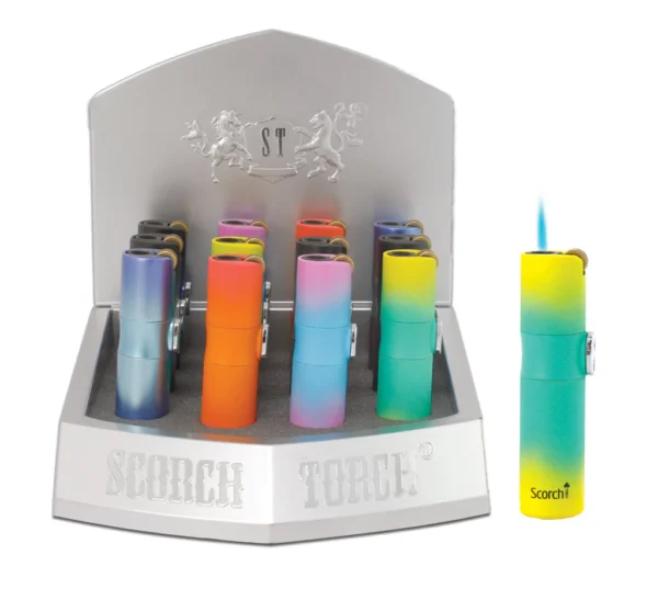 Flint Igniter Torch w/Punch 3.5" Ombre color