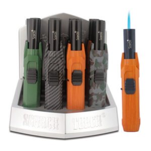 Pencil Torch 6.5" Wood & Asst Design