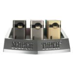 Flint Igniter Flip Top Torch See thru Butane 2.5" Matte & Metallic Finish