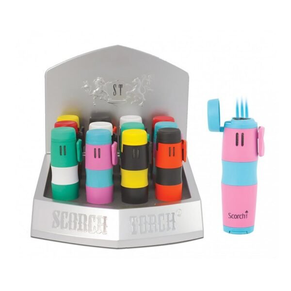 3 Torch w/Punch 3.75" Matte Finish & Vibrant Colors