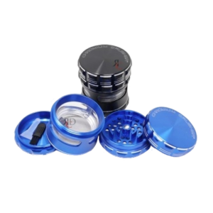 Chromium Crusher grinder 70369 CNC w/extra See through Storage & Removable Screen/Handle