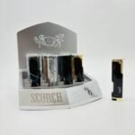 Slim Pull down Torch See-thru 3.25" Asst Print & Metal