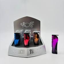 Slim Ombre Torch Pull down Lite See-thru Butane 3.25"