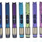 Pencil Torch See-thru Butane-asst 6.25 Pearl Colors & Designs